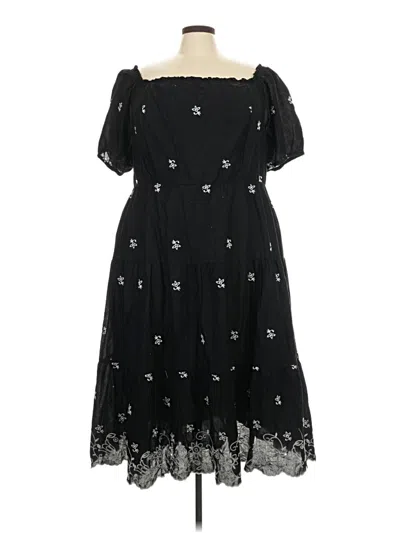 Pre-owned Lane Bryant Cocktail Dress In Black