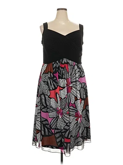 Pre-owned Lane Bryant Cocktail Dress In Black