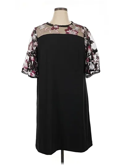 Pre-owned Lane Bryant Cocktail Dress In Black