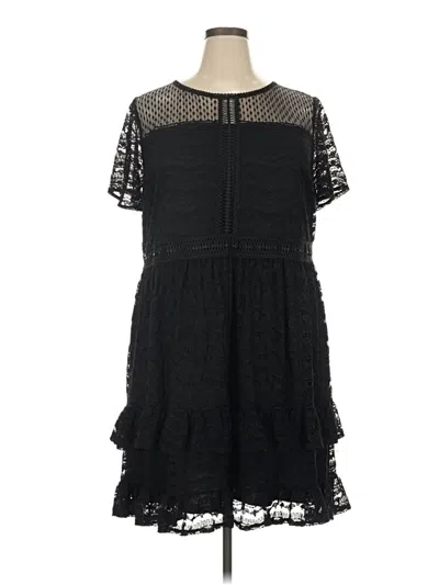 Pre-owned Lane Bryant Cocktail Dress In Black