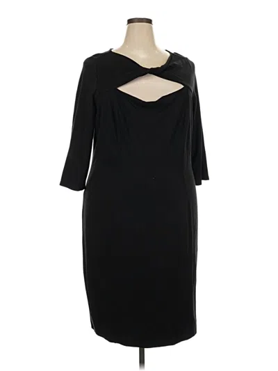 Pre-owned Lane Bryant Cocktail Dress In Black