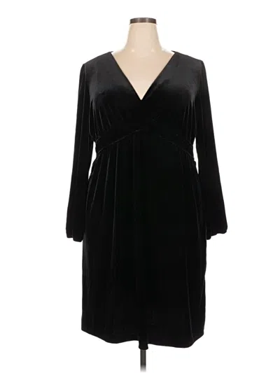 Pre-owned Lane Bryant Cocktail Dress In Black