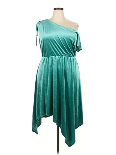 Pre-owned Lane Bryant Cocktail Dress In Blue
