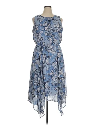 Pre-owned Lane Bryant Cocktail Dress In Blue