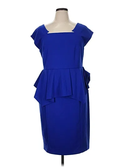 Pre-owned Lane Bryant Cocktail Dress In Blue