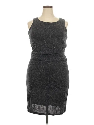 Pre-owned Lane Bryant Cocktail Dress In Gray