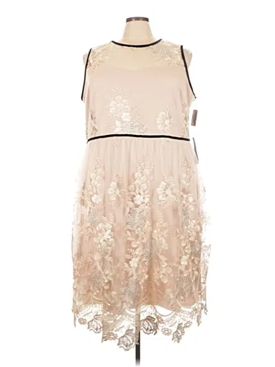 Lane Bryant Cocktail Dress In Brown