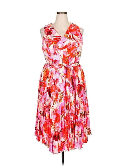 Pre-owned Lane Bryant Cocktail Dress In Pink