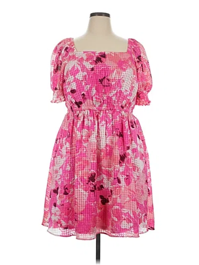 Pre-owned Lane Bryant Cocktail Dress In Pink