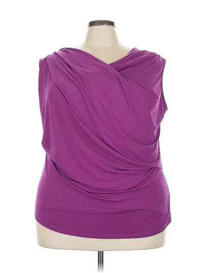 Pre-owned Lane Bryant Cocktail Dress In Purple