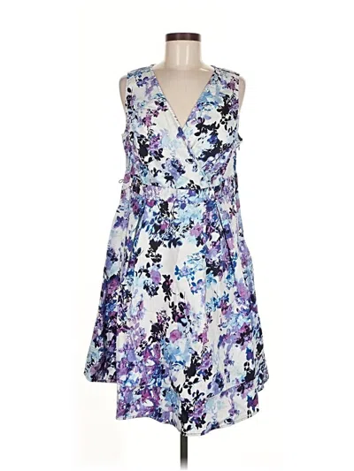 Pre-owned Lane Bryant Cocktail Dress In Purple