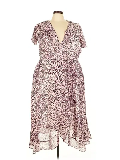 Pre-owned Lane Bryant Cocktail Dress In Purple