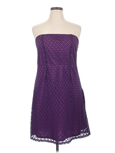 Pre-owned Lane Bryant Cocktail Dress In Purple