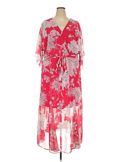 Pre-owned Lane Bryant Cocktail Dress In Red