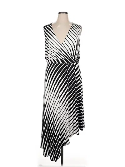 Pre-owned Lane Bryant Cocktail Dress In Silver