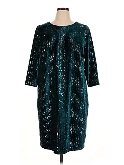 Lane Bryant Cocktail Dress In Teal