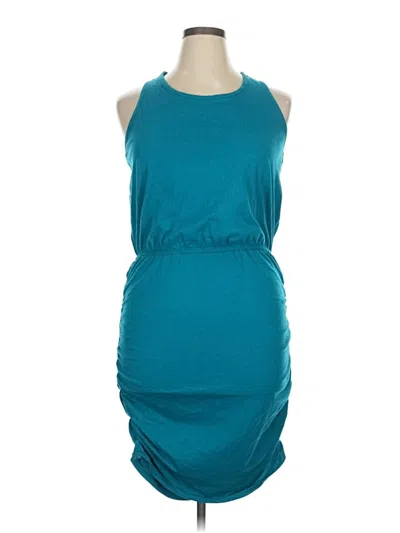 Pre-owned Lane Bryant Cocktail Dress In Teal