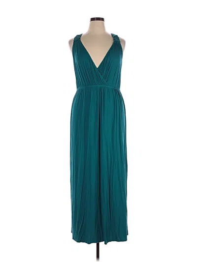 Pre-owned Lane Bryant Cocktail Dress In Teal