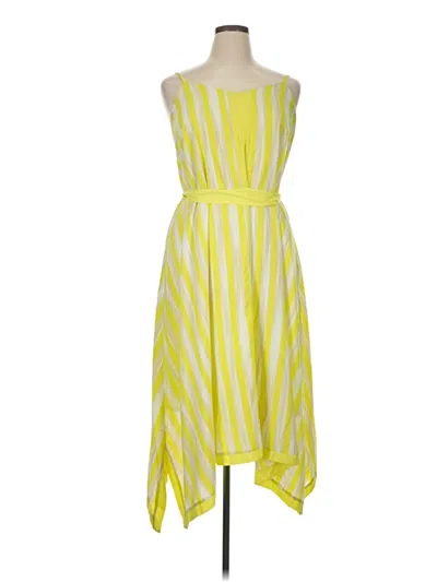 Pre-owned Lane Bryant Cocktail Dress In Yellow