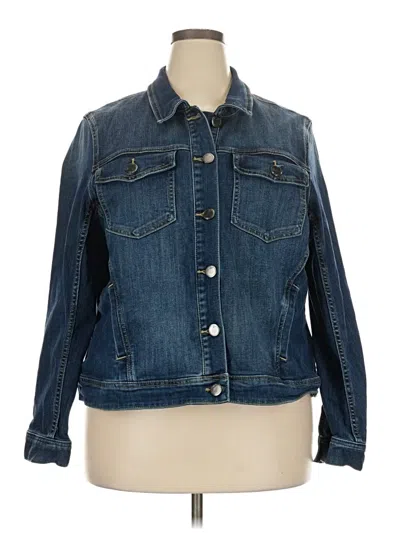 Pre-owned Lane Bryant Denim Jacket In Blue
