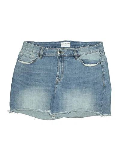 Pre-owned Lane Bryant Denim Shorts In Blue