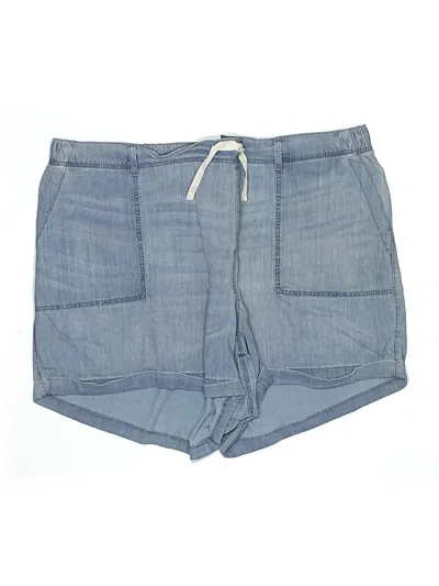 Pre-owned Lane Bryant Denim Shorts In Blue