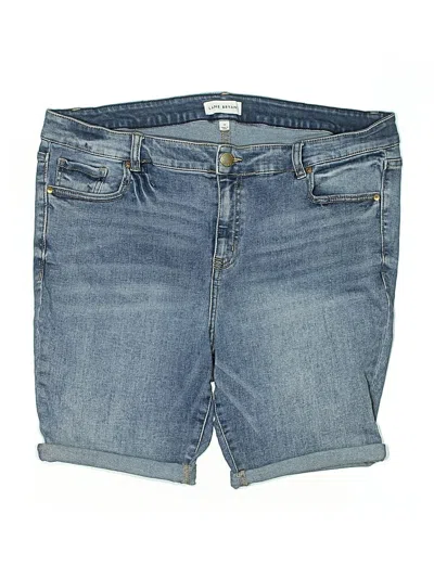 Pre-owned Lane Bryant Denim Shorts In Blue