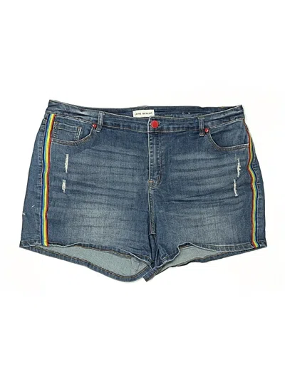 Pre-owned Lane Bryant Denim Shorts In Blue