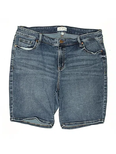 Pre-owned Lane Bryant Denim Shorts In Blue