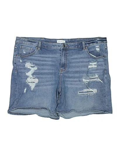 Pre-owned Lane Bryant Denim Shorts In Blue