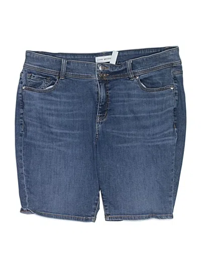 Pre-owned Lane Bryant Denim Shorts In Blue