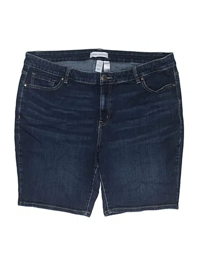 Pre-owned Lane Bryant Denim Shorts In Blue