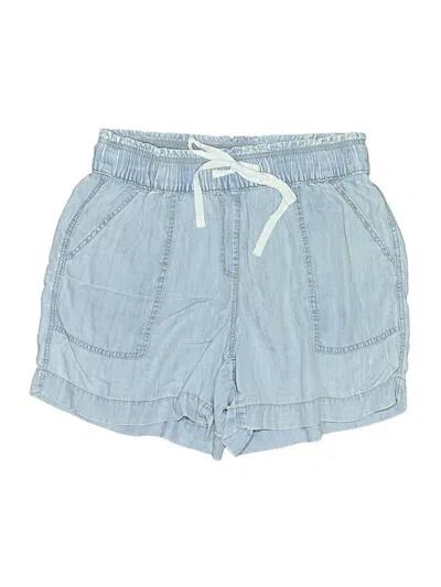 Pre-owned Lane Bryant Denim Shorts In Blue