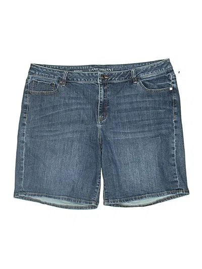 Pre-owned Lane Bryant Denim Shorts In Blue
