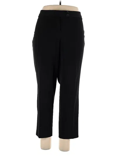 Pre-owned Lane Bryant Dress Pants In Black