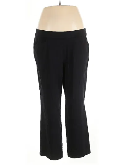 Pre-owned Lane Bryant Dress Pants In Black