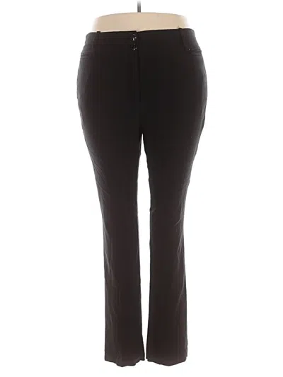 Pre-owned Lane Bryant Dress Pants In Black