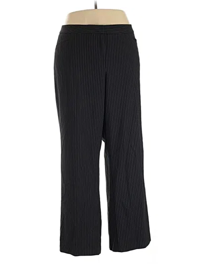 Pre-owned Lane Bryant Dress Pants In Black