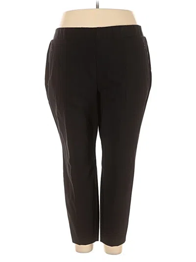 Pre-owned Lane Bryant Dress Pants In Black