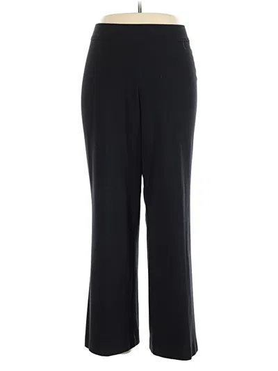 Pre-owned Lane Bryant Dress Pants In Black