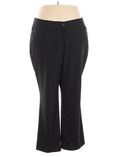 Pre-owned Lane Bryant Dress Pants In Black