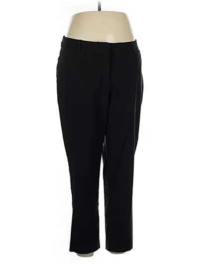 Pre-owned Lane Bryant Dress Pants In Black