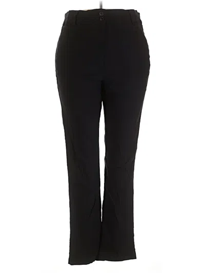 Pre-owned Lane Bryant Dress Pants In Black
