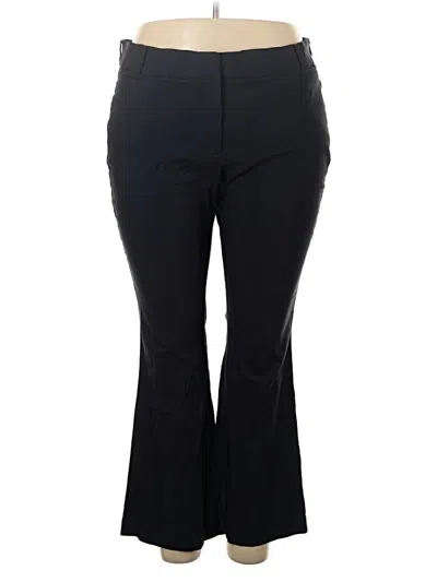 Pre-owned Lane Bryant Dress Pants In Black