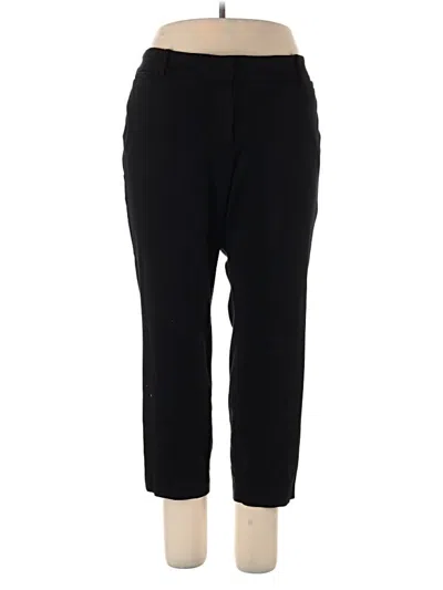Pre-owned Lane Bryant Dress Pants In Black