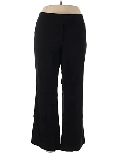 Pre-owned Lane Bryant Dress Pants In Black