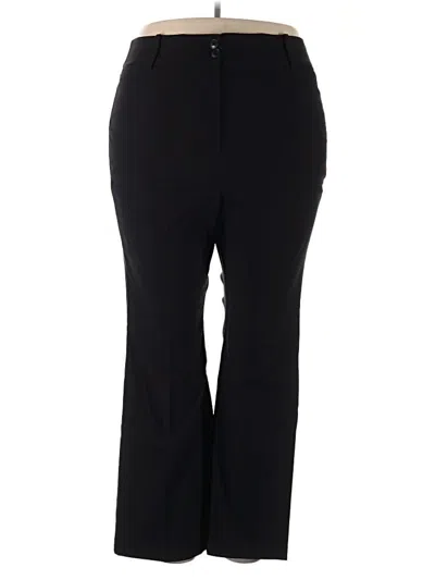 Pre-owned Lane Bryant Dress Pants In Black