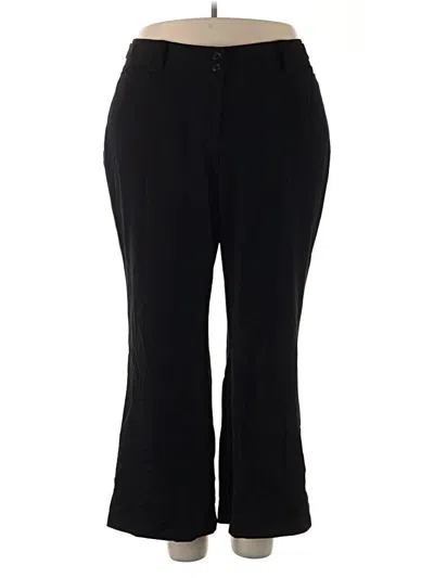 Pre-owned Lane Bryant Dress Pants In Black