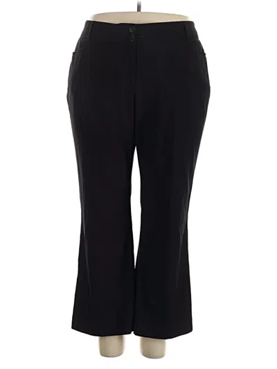 Pre-owned Lane Bryant Dress Pants In Black