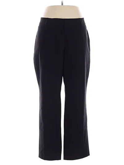 Pre-owned Lane Bryant Dress Pants In Black